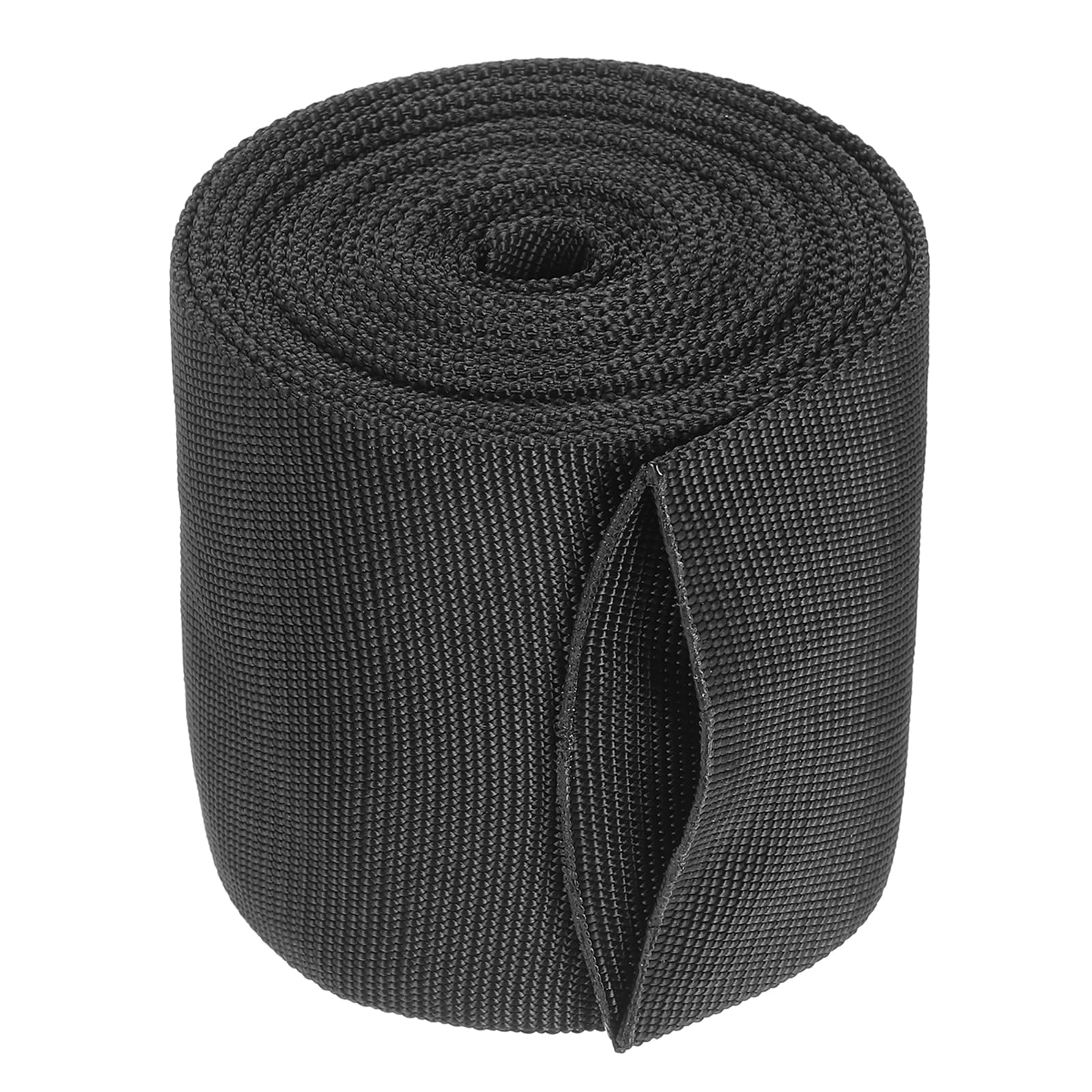 sourcing map Nylon Protective Hose Sleeve 56mm ID 3 Meters Cable Cover Sheath Protection Hydraulic Hose Wrap for Welding Cord Tig Torch Hydraulic, Black