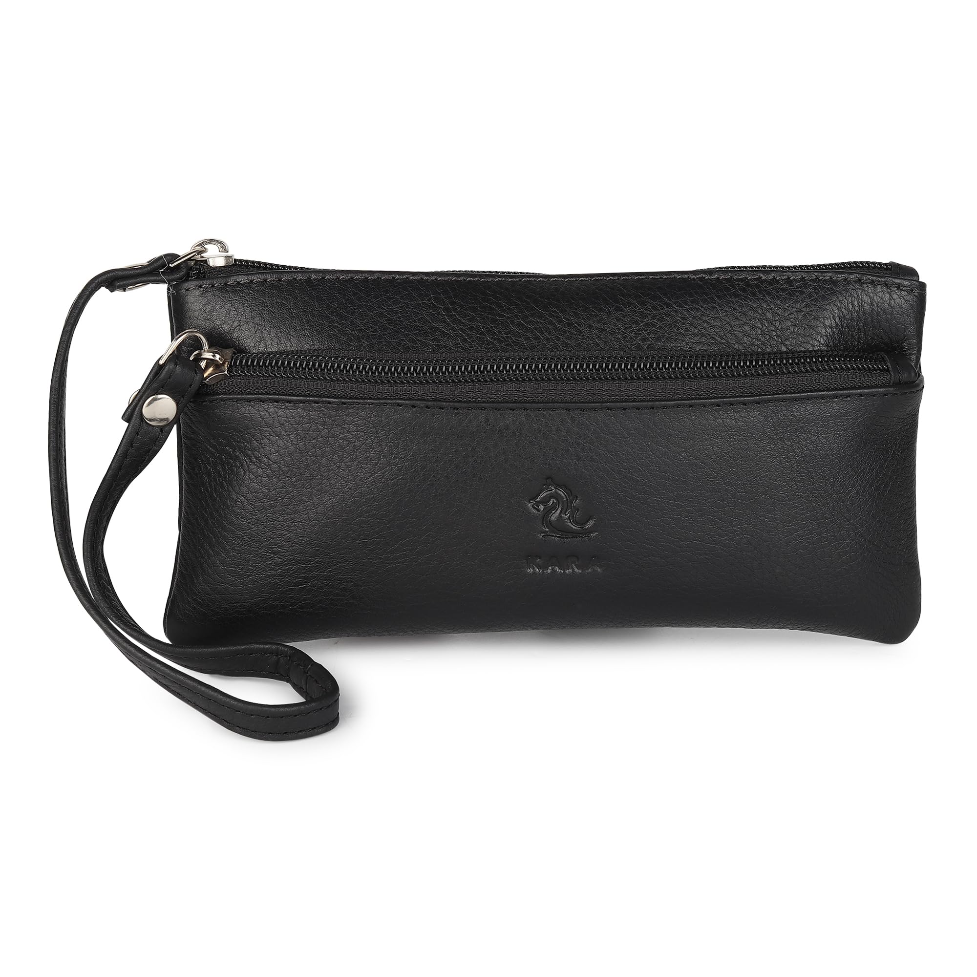 Brown Leather Ladies Wallet for Women | Genuine Zipper Bag for Ladies | Stylish Clutch Purse | Slim Woman Card Holder | Small Branded Purse Women I Wallet for Woman-image-1