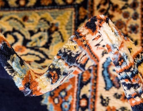 Vista 186 de Unique Loom Reza Collection- Alfombra, Polipropileno, Marrón Marrón/ marfil