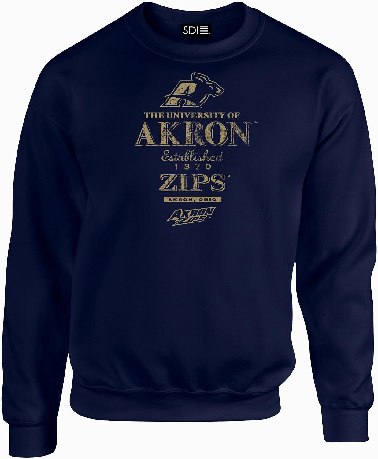 SDI NCAA Stacked Vintage Crew Neck Sweatshirt