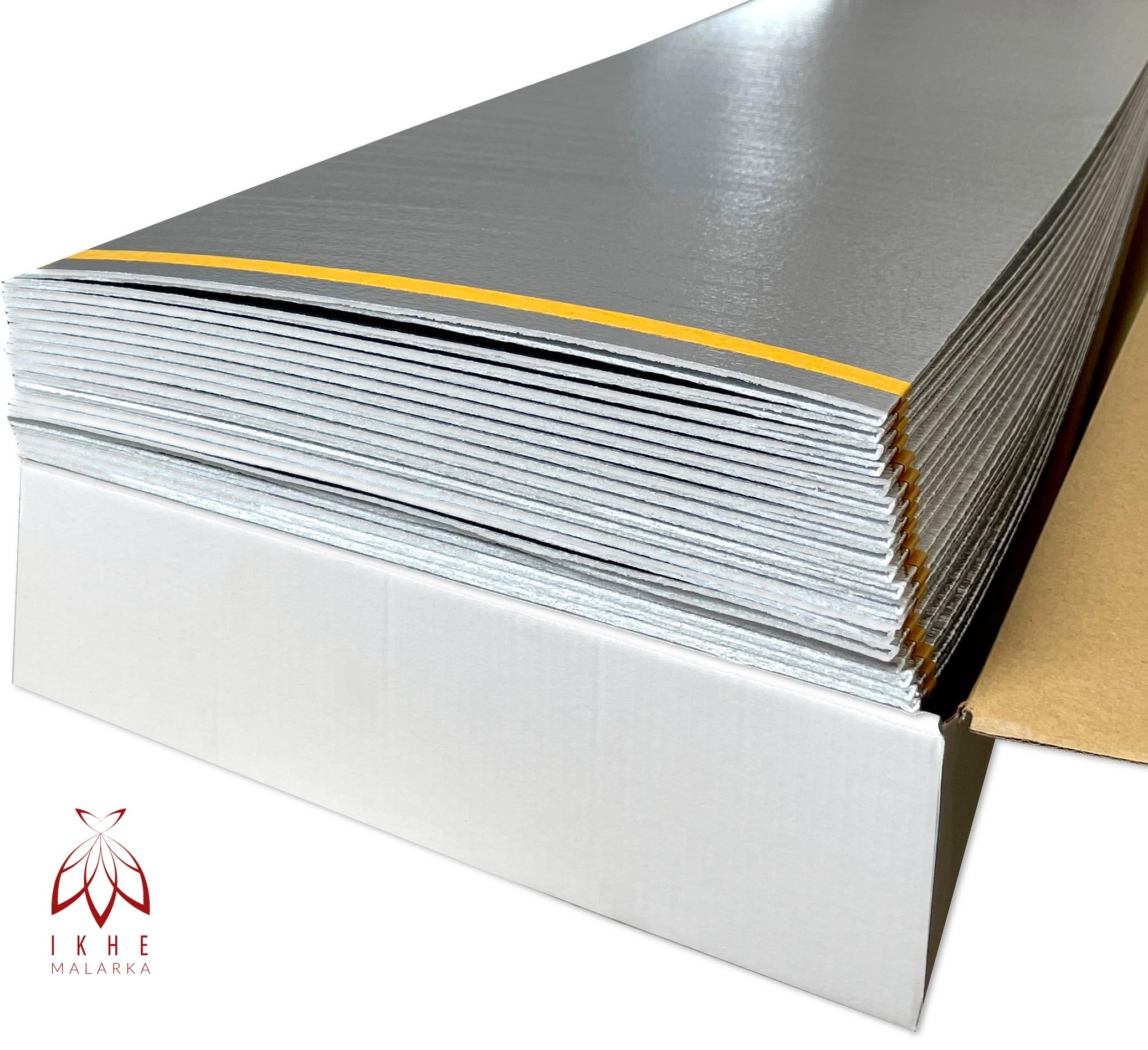 40 m², suelo de vinilo LVT, 1,5 mm, aislamiento acústico, aislamiento térmico, aislamiento acústico ≤ 400 kPa (10 m² x 4)