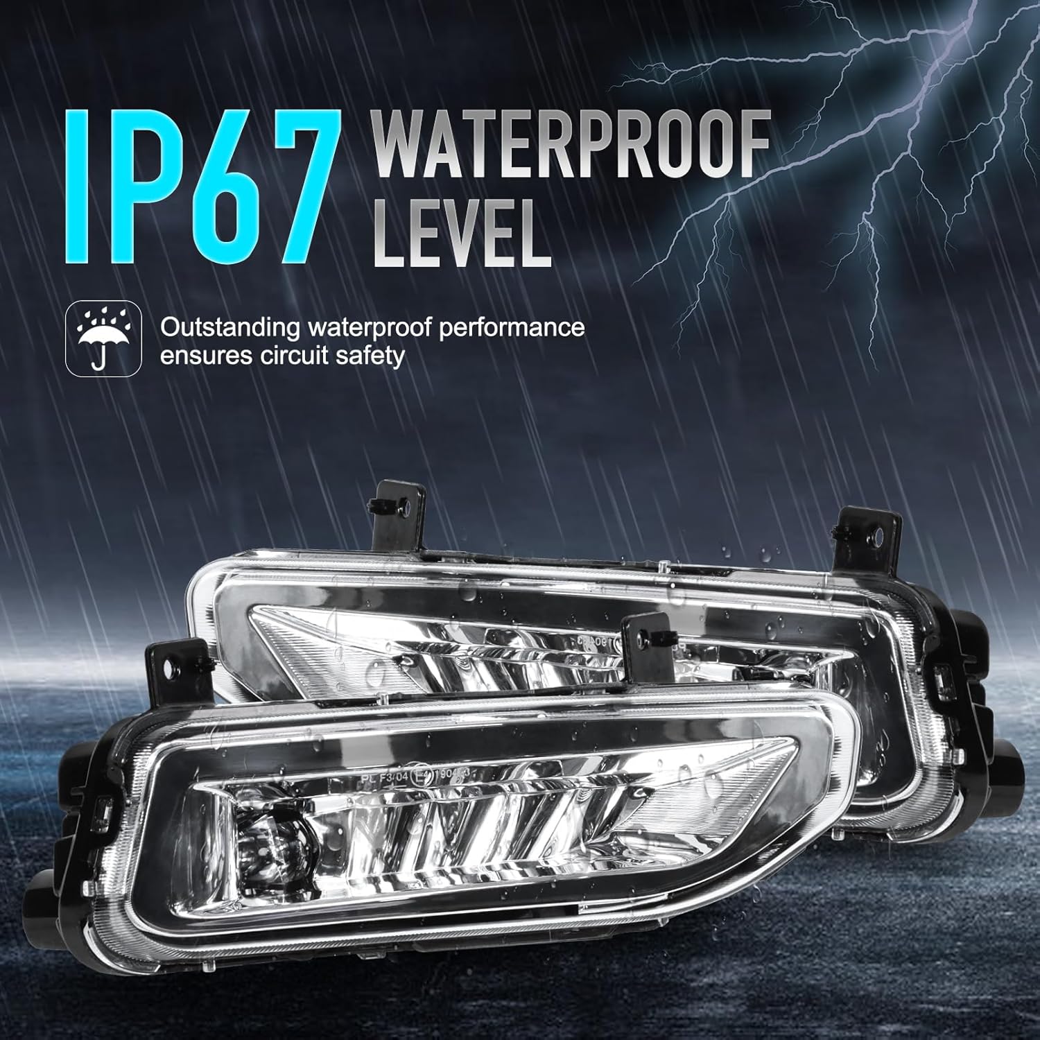 Fog Lights Compatible with SENTRA 2020-2022, FRONTIER 2022 Fog Lights Assembly Front Bumper Fog Light Lamp Right Passenger Side