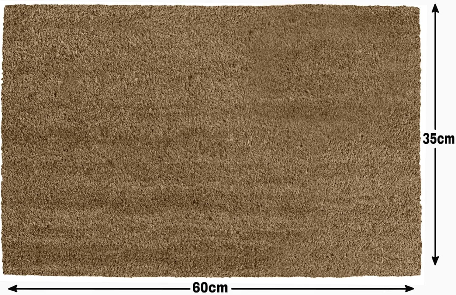 vingardium leviosa VL Door Mat 35x60cm, Plain Coir Door Mats with Non-Slip Latex Back - Image 4