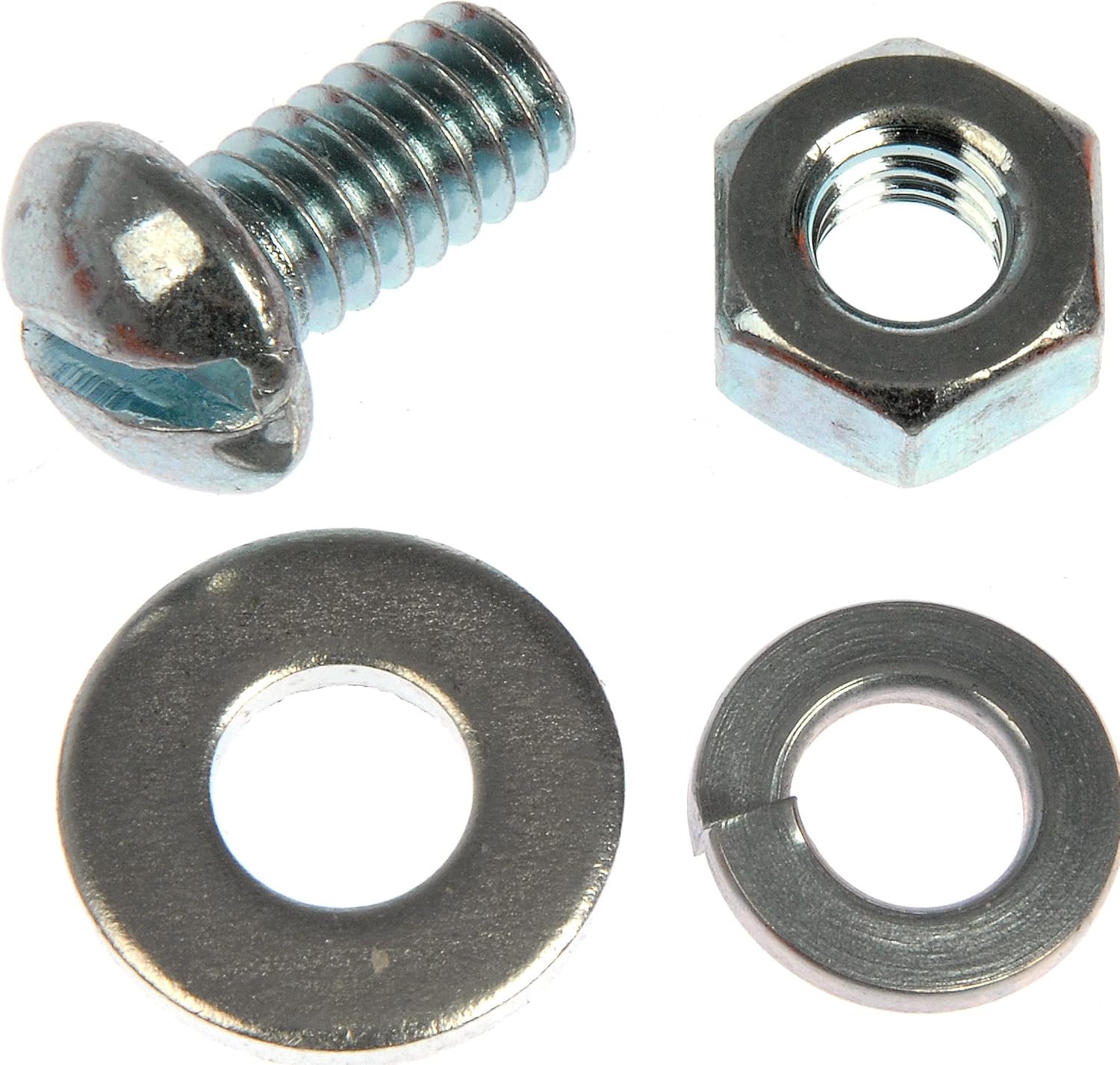 Dorman 395-001 License Plate Fasteners- 1/4-20 x 1/2 in., 100 Pack