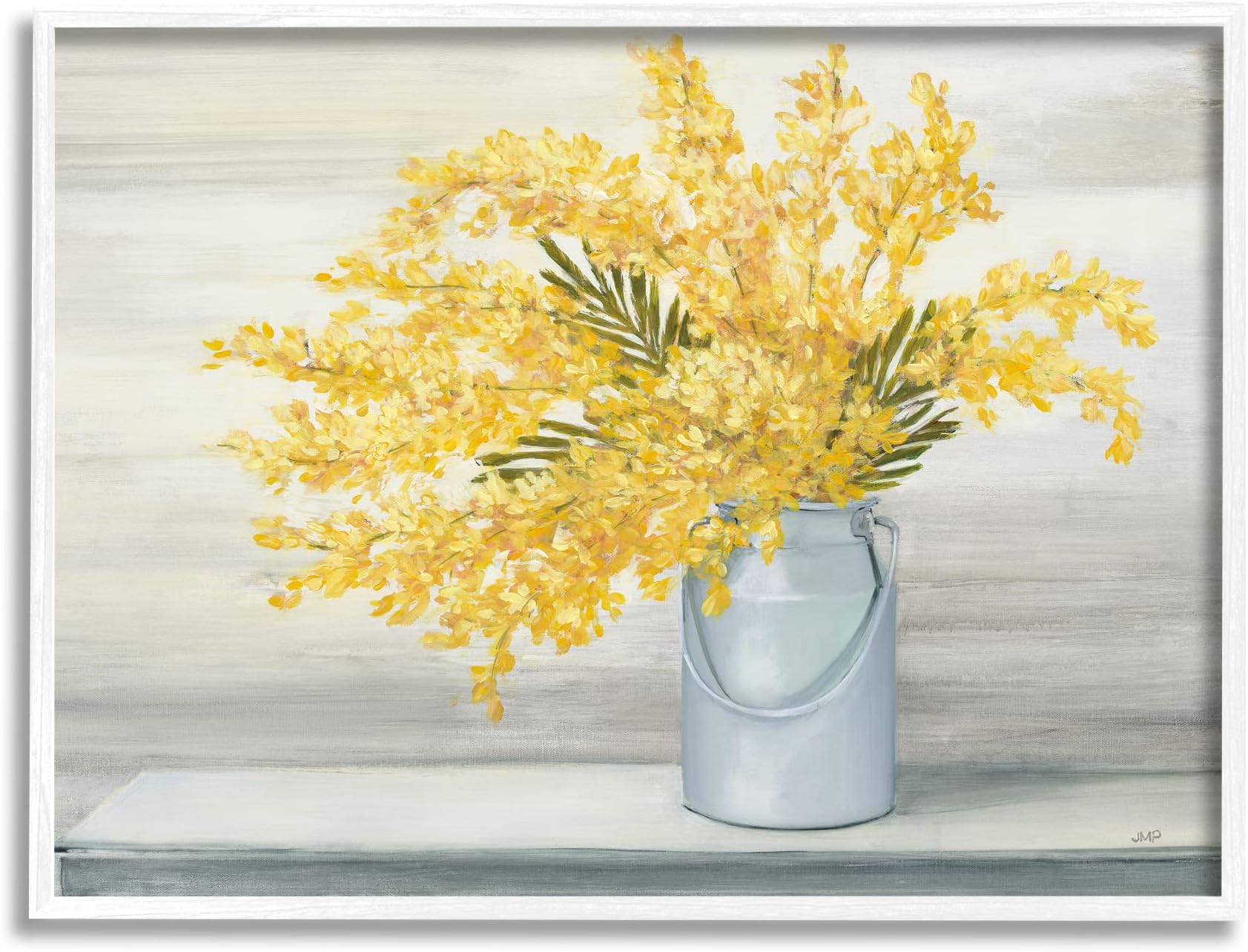Stupell IndustriesGolden Fall Floral Bouquet in Country Milk Tin, Design by Julia Purinton