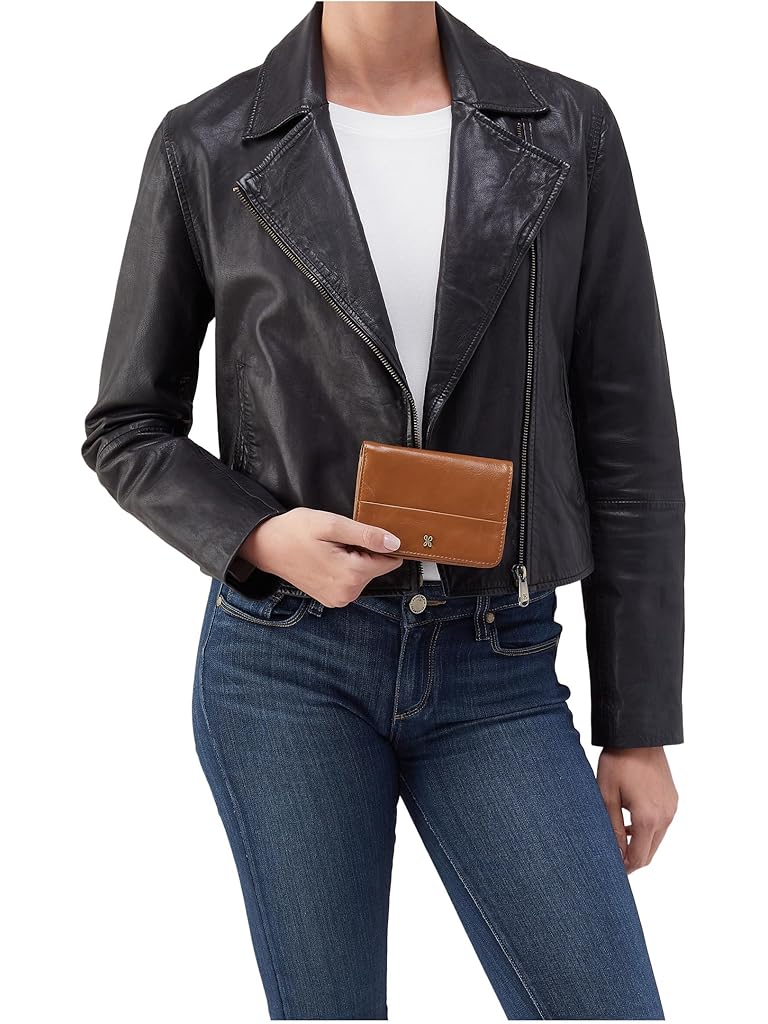 Brown HOBO Jill Bifold Wallet