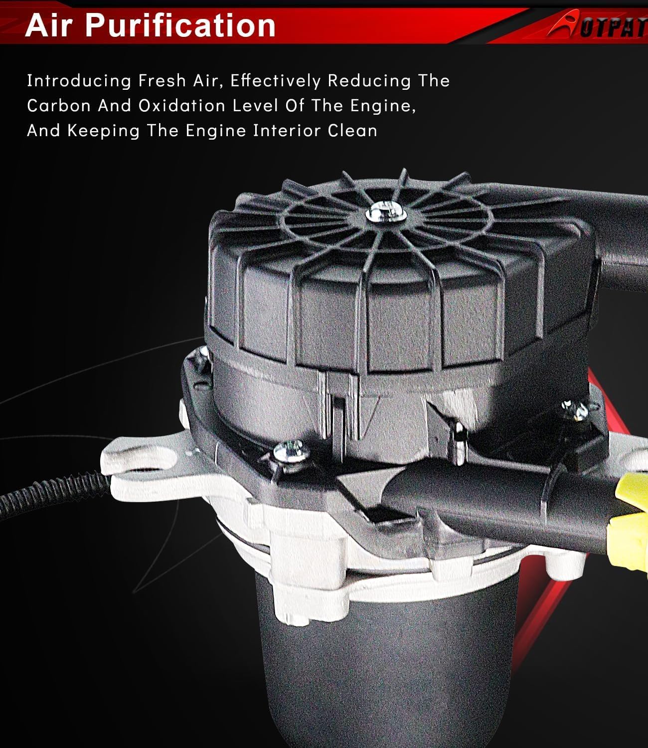 [2 Pack ] Secondary Air Injection Pump Smog Pump Fits For:-Toyota Tundra 2007-2013, Land Cruiser 2008-2011 2013, Sequoia 2008-2012, for:-Lexus LX570 2008-2011 2013, Replacement OE#17610-0S010