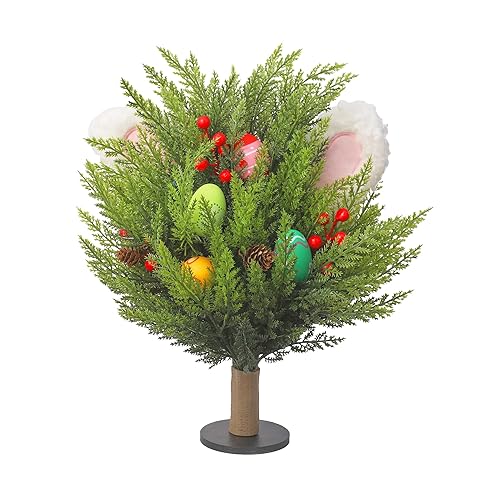 Allesgute Easter Decorations,1Pcs Artificial Easter Egg Flower Table Ornaments, Eggs