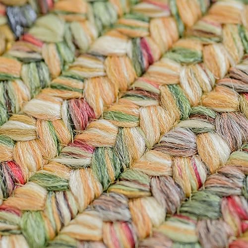 Miniatura 8 de Barcelona - Juego de 2 alfombras de cocina de 27 x 45 pulgadas y 22 x 72 pulgadas, color rojo y amarillo y verde. Lavable resistente a las manchas.