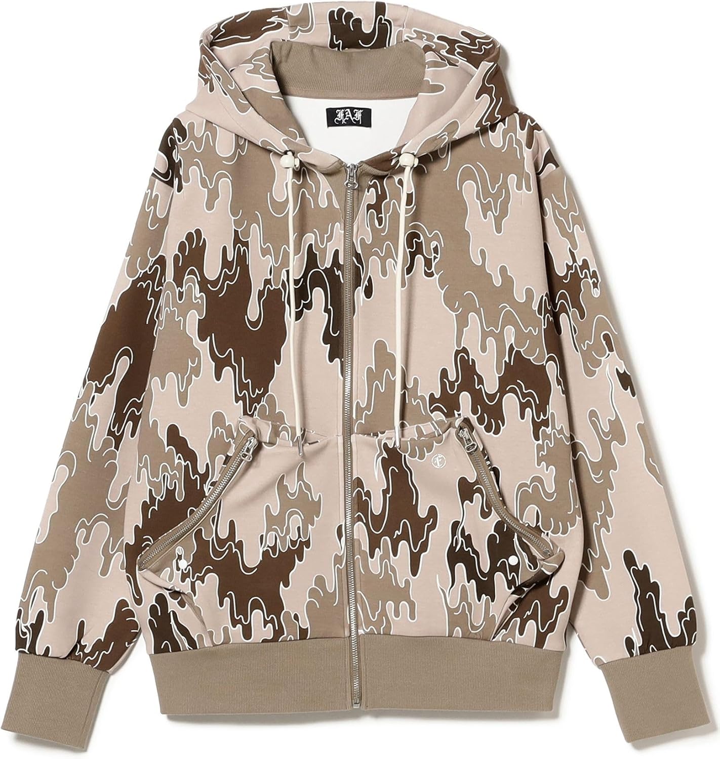 メンズ ジップアップコットンスウェット S-GINNI-ZIP-OD（スウェット