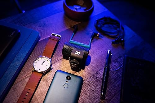 Miniatura 2 de Sennheiser - Micrófono profesional MKE 200 direccional para cámara con conectores TRS y TRRS miniplug para cámara réflex digital, sin espejo y