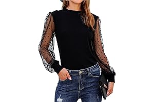 Womens Mock Neck Tops - A Stellar Choice for Party Wear