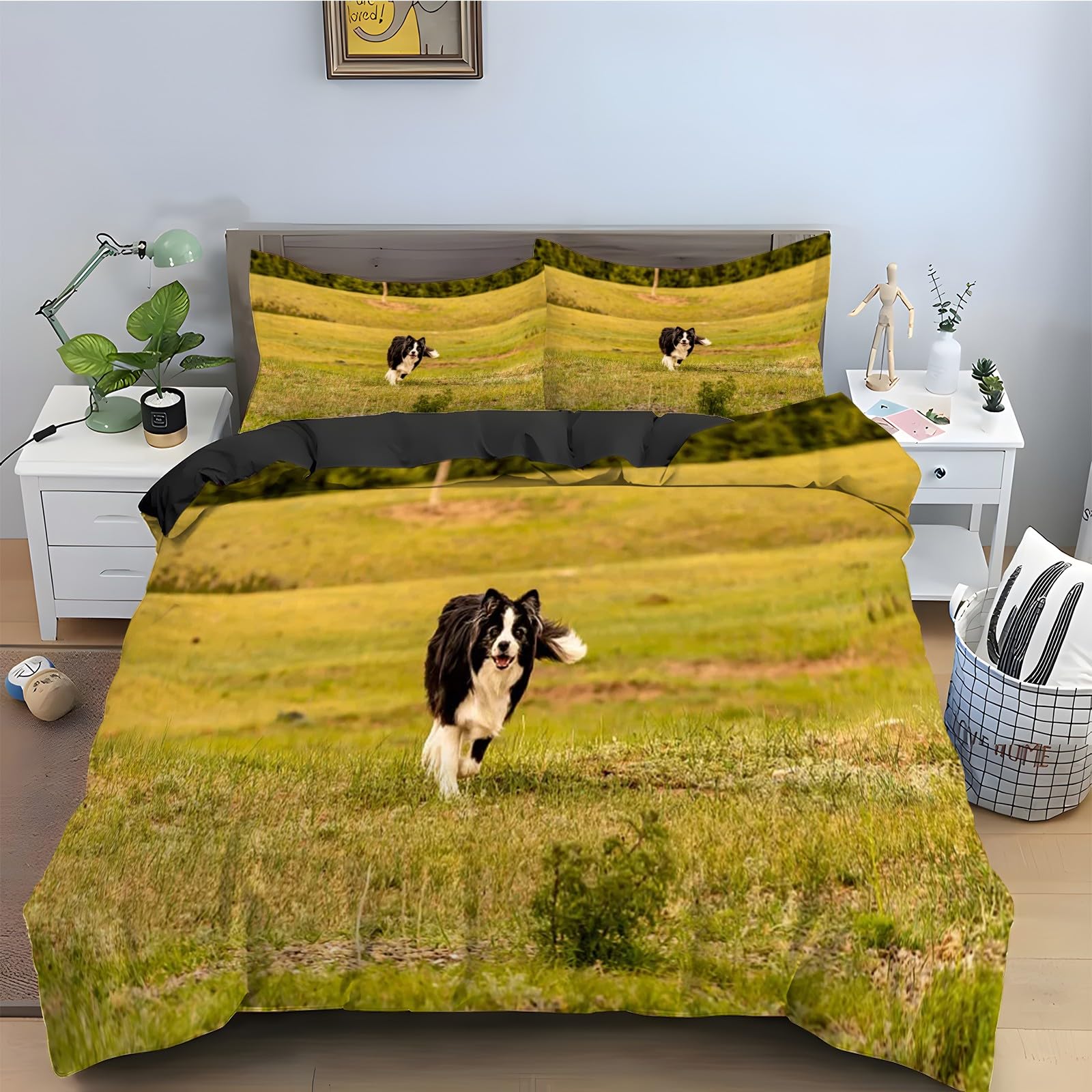 Housse de couette chien de berger 220x240 : fini les draps rêches qui se froissent