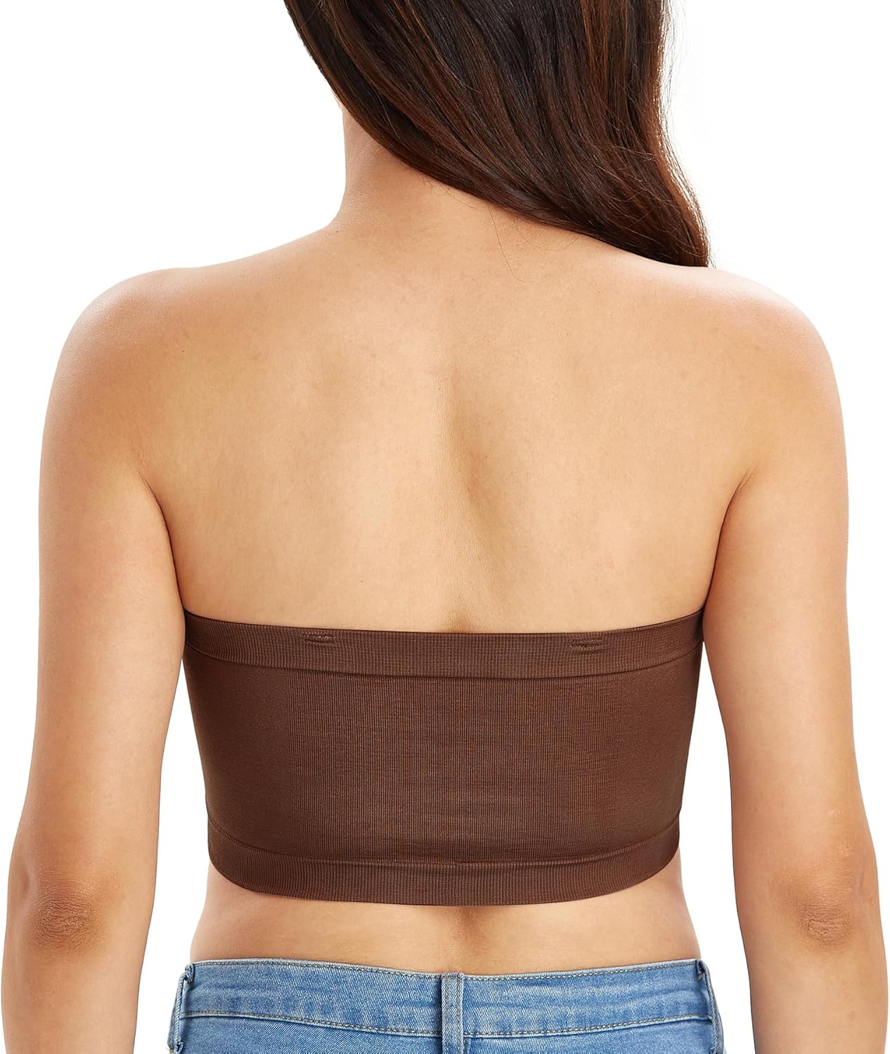 DotVol Women's Underwire Bralette Non Padded Bandeau Tube Top Multiway Bra - Image 2