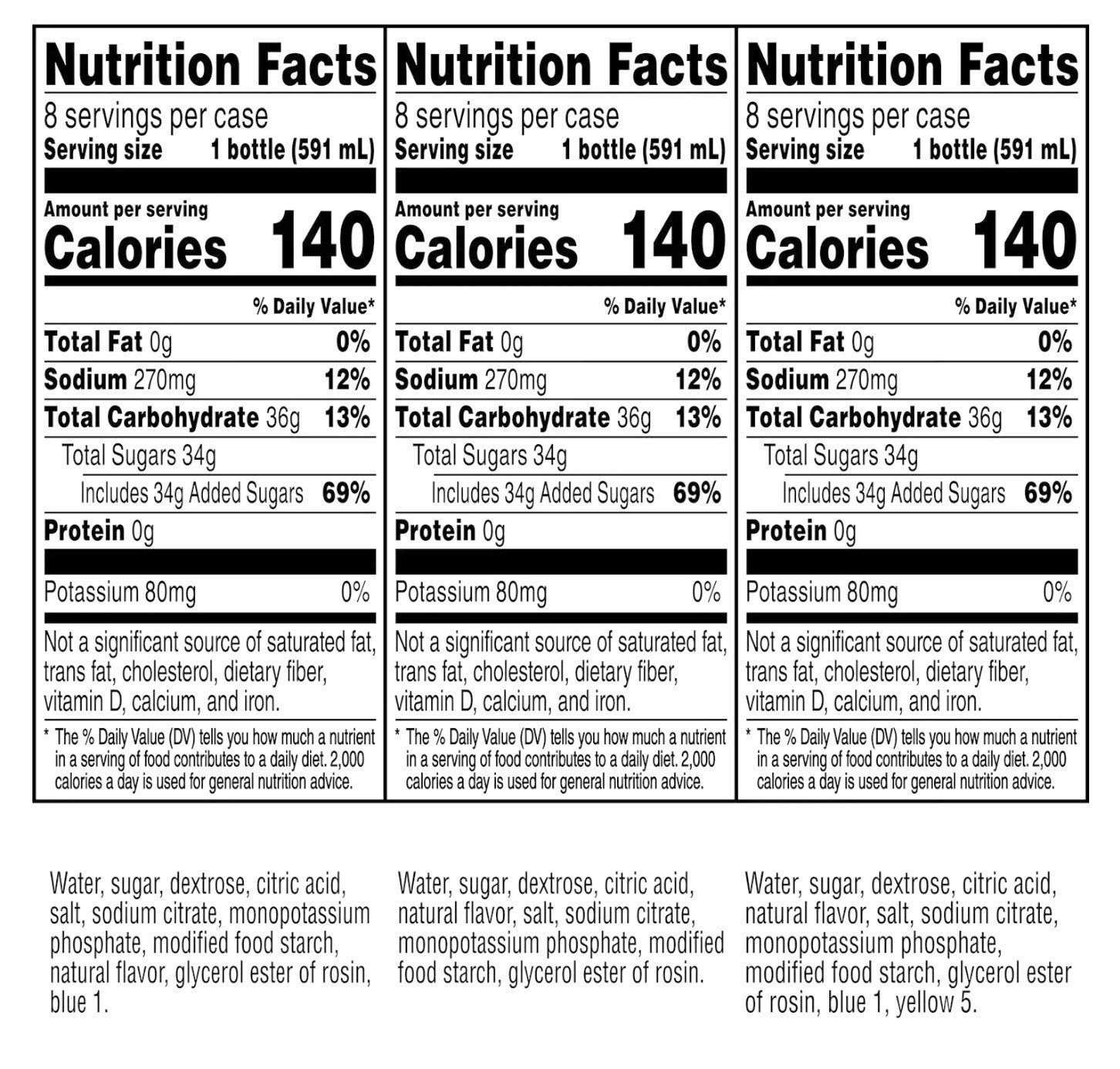 Gatorade Frost Thirst Quencher Sport Drink Variety Pack (24 X 20 Fl Oz) Total Net Wt (480 Fl Oz), ()