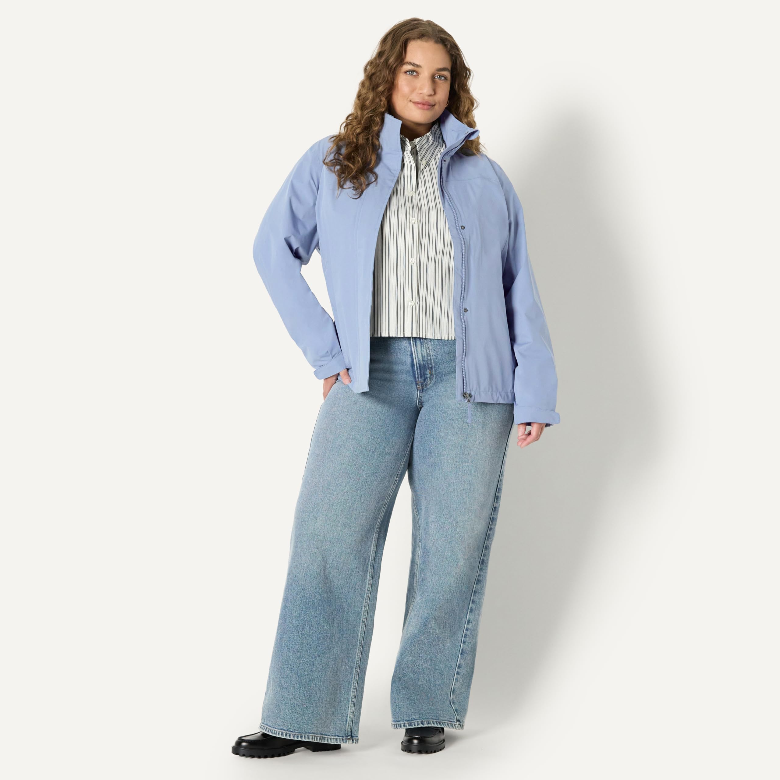 Amazon Essentials Donna Impermeabile Leggero, Idrorepellente, Vestibilità Classica