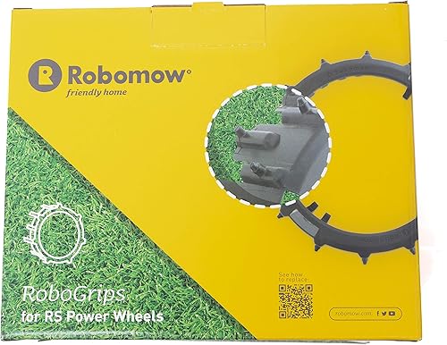 Miniatura 4 de Robomow OEM FR-MRK6022A RoboGrips RS - Ruedas robóticas para cortacésped, color negro