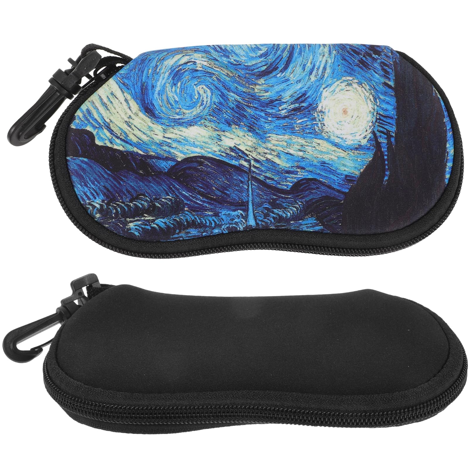 Gafas De Sol Estuche De Gafas Doble Auto Titulares Viajar Hombres Sunglasses Organizer Anteojos Casos Mujeres Adultas Estuche De Anteojos Para Mujer Neopreno