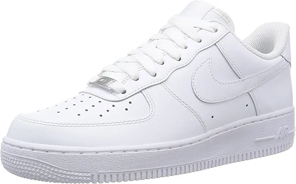 Nike Air Force 1 '07 Low Mens Basketball Shoes (10 Medium, White)