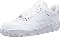 Tênis masculino Air Force 1 '07, Branco/Branco, 41