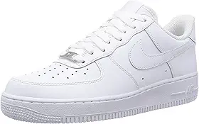 Tênis masculino Air Force 1 '07, Branco/Branco, 41