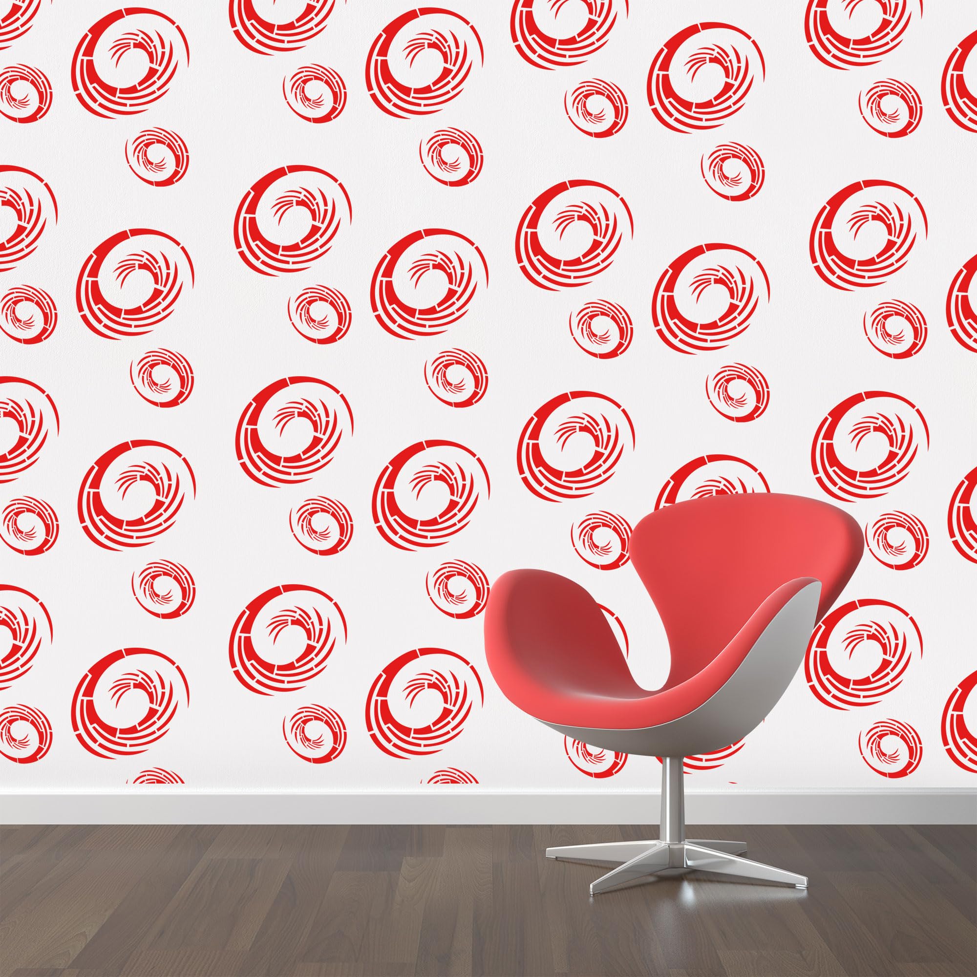 StenCart Stencil for Wall Painting Home Wind Swirl Reusable Wall Stencil Design for Wall Decoration(16inch x 24inch)–DIY Reusable Design Suitable for Home & Office (Pack of 1, (STC1624-332)) (B0CR1W42H7) Amazon Price History, Amazon Price Tracker