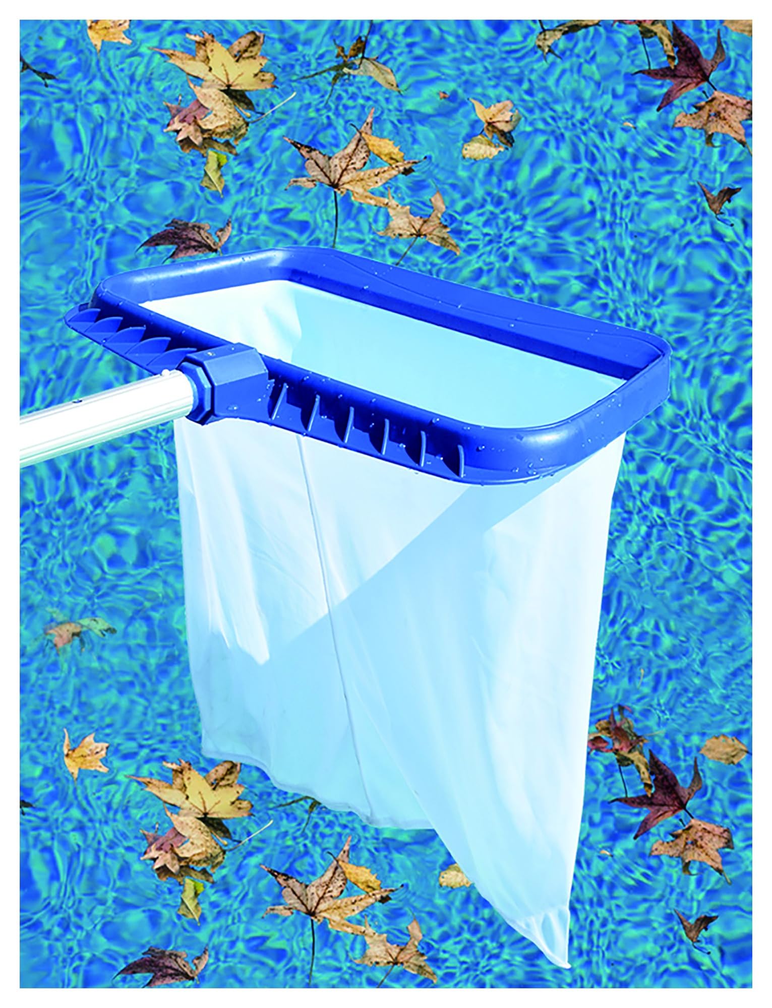 Questo retino per Skimmer da Piscina, reti per la Pulizia delle Foglie con Rete a rastrello Profonda, Strumento di Pulizia per Foglie da Piscina Resistente con Telaio a Maglia fine Adatto a