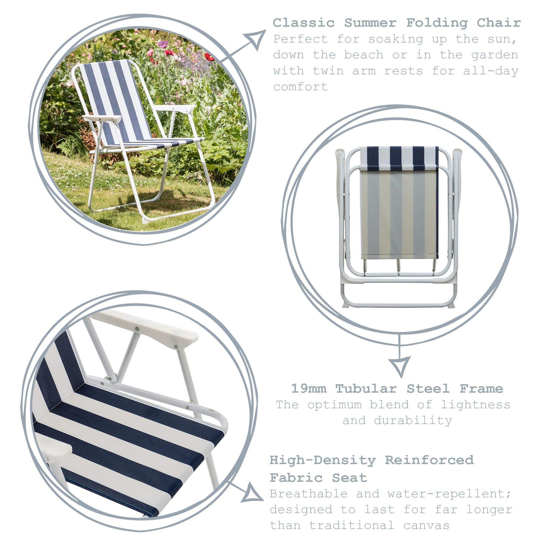 Chaise Pliante De Mer, Chaise Plage Ou Camping En Toile, Chaise D