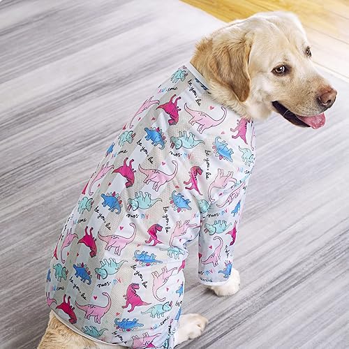 Miniatura 6 de Pijama para perros grandes, overol para perros que evita que se caiga el pelo, ropa para perros de cuatro patas, traje de recuperación quirúrgica,
