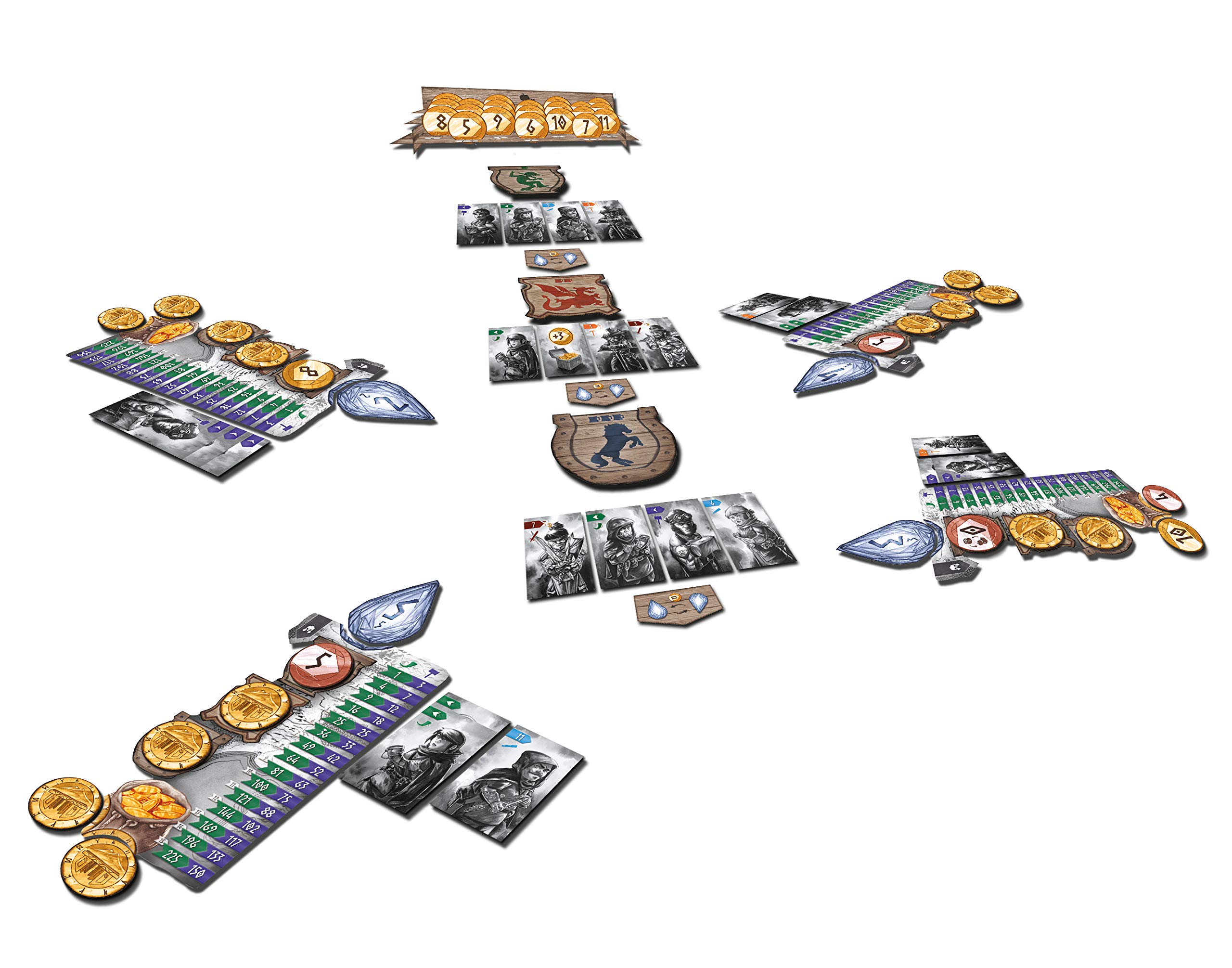 Nidavellir: Gioco da Tavolo Strategico Fantasy, 10+ Anni, 2-5 Giocatori, Durata 45 Minuti, Premio Seal of Excellence 2020, Swiss Gamers Award 2020, Trac d'oro 2020