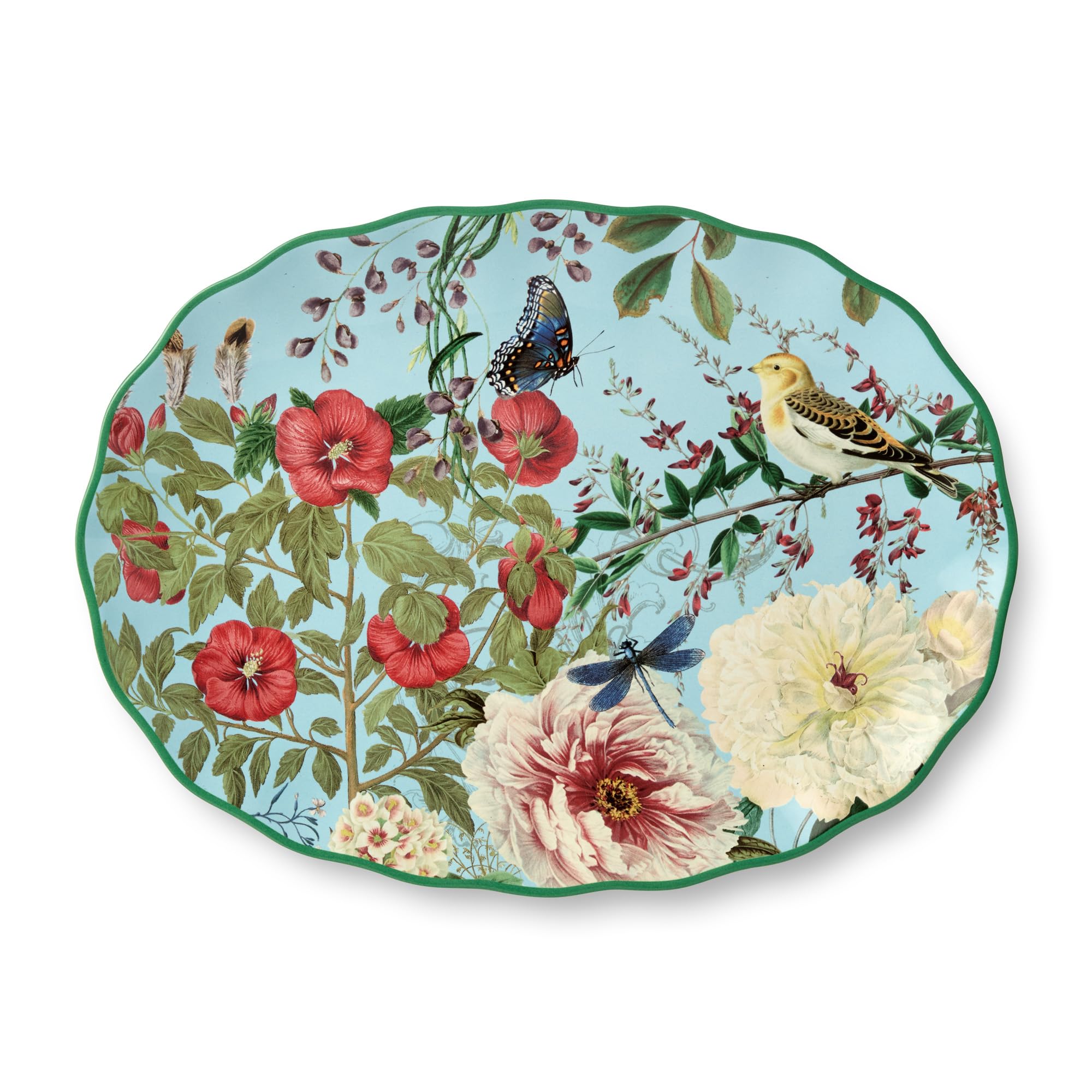 Amazon.com | Flora Ceramic Oval Platter – 14