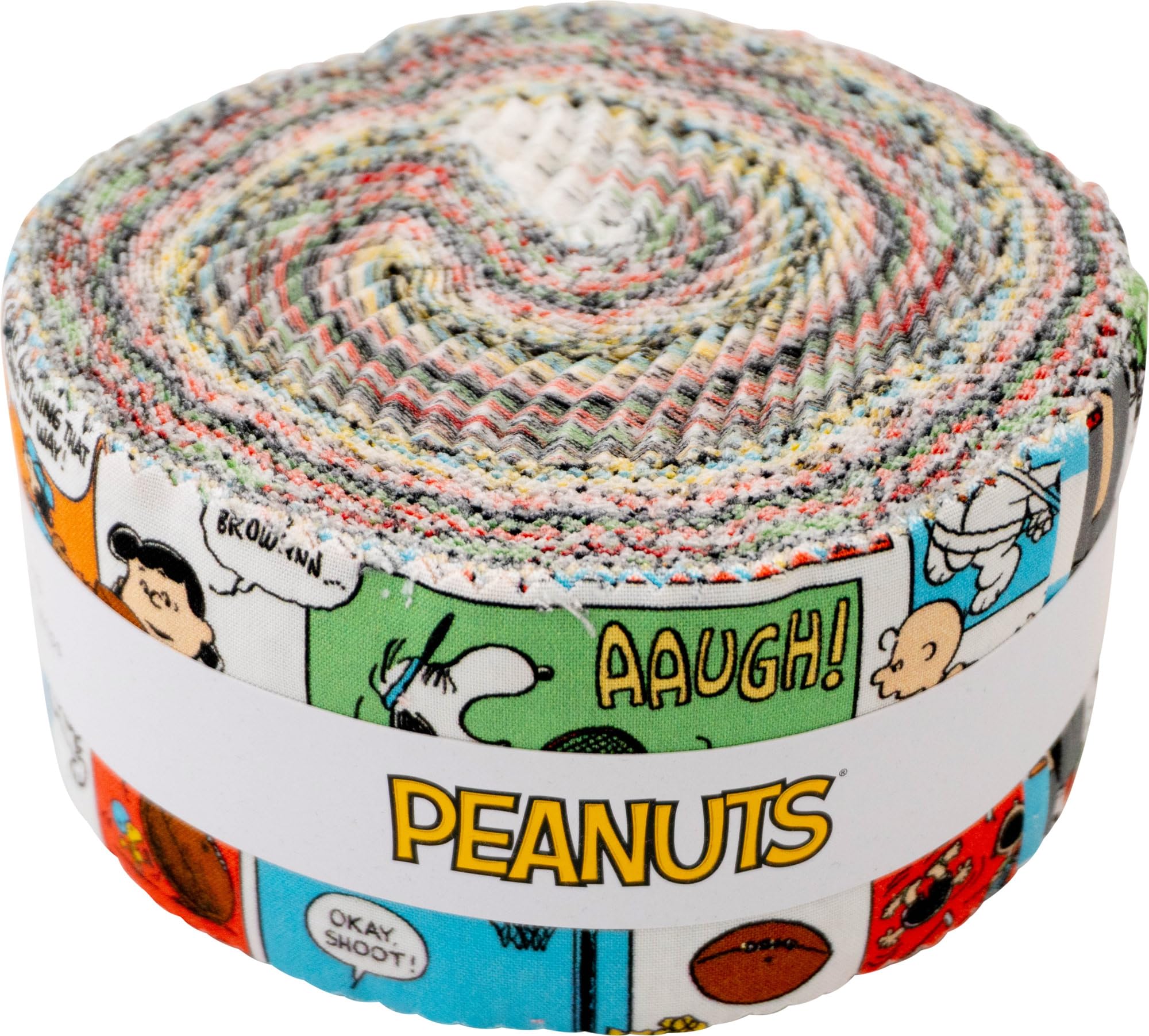 Peanuts Strip Roll 40 2.5-inch Strips Jelly Roll Northcott