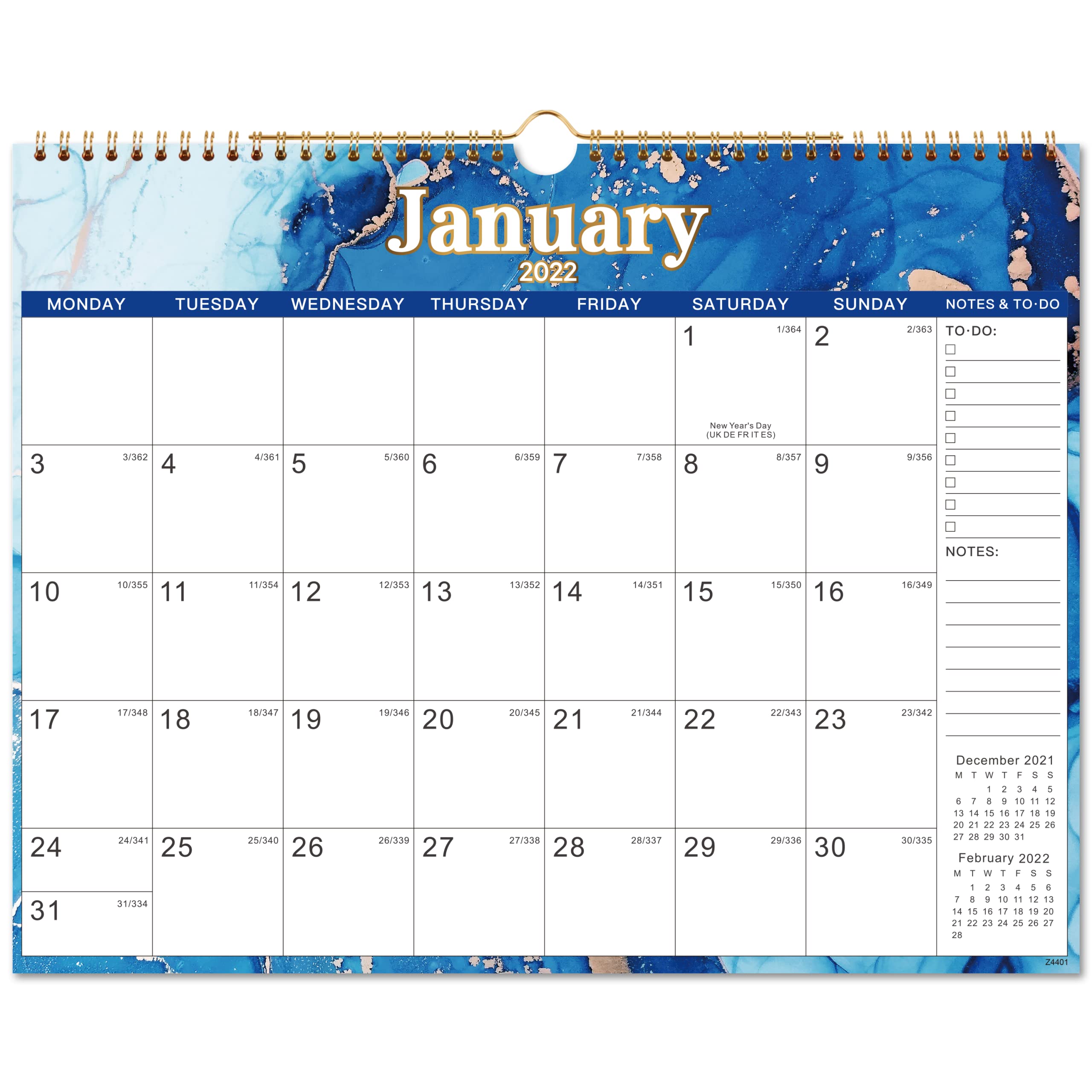 Buy Wall 2022 18 Monthly 2022 Starts from January 2022 to June 2023