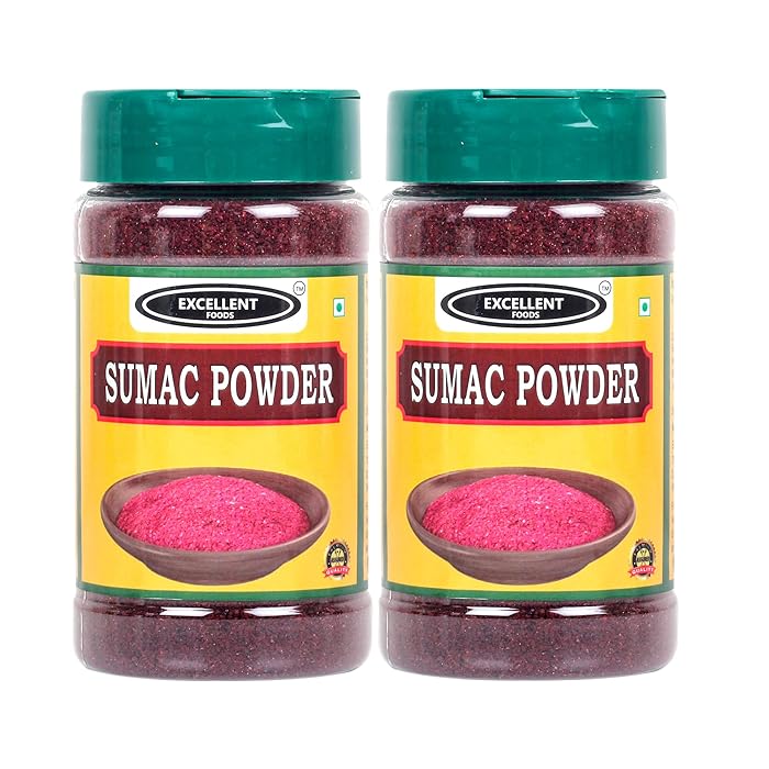 Buy EXCELLENT FOODS Sumac Powder 100g x 2 Pack Traditional Middle Eastern Spice Fresh