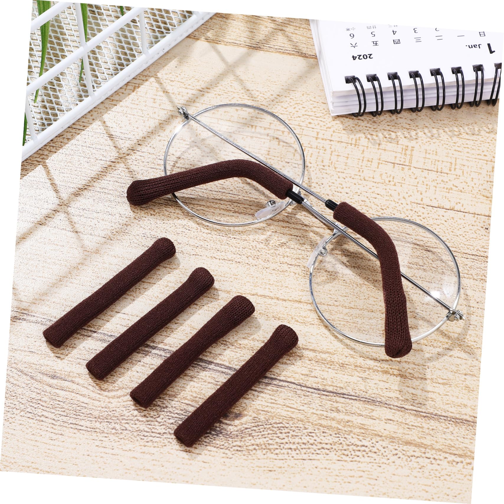 12paare Brillen Ohrpolster Rutschfeste Atmungsaktive Eyeglass Temple Grips Aus Weichem Gestricktem Material Für Sicheren Halt Von Sonnenbrillen Und Lesebrillen