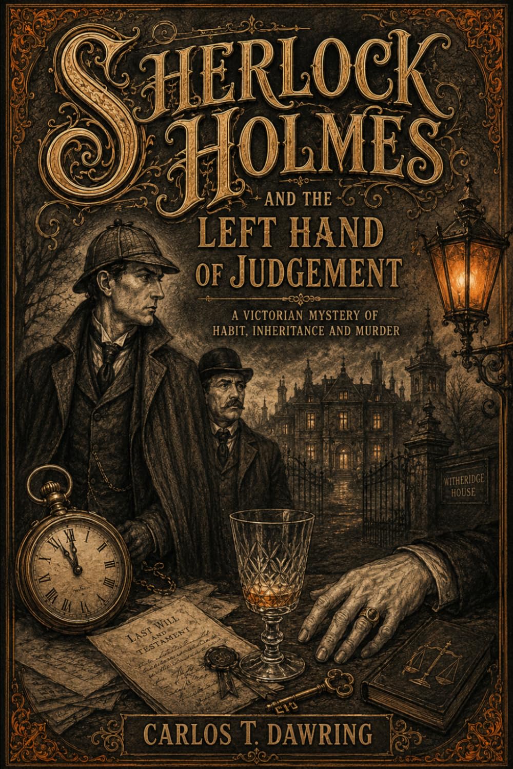 Sherlock Holmes and the Left Hand of Judgement: A Victorian Mystery of Habit, Inheritance and Murder (The Carlos T Dawring Victorian Murder Mysteries)