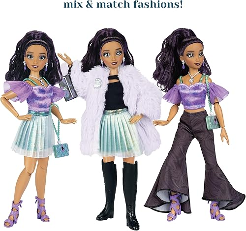 Miniatura 3 de Disney ily 4EVER Muñecas Disney 100 - Ursula de 11.5 pulgadas de alto con 13 puntos de articulación, dos trajes completos para mezclar y combinar y