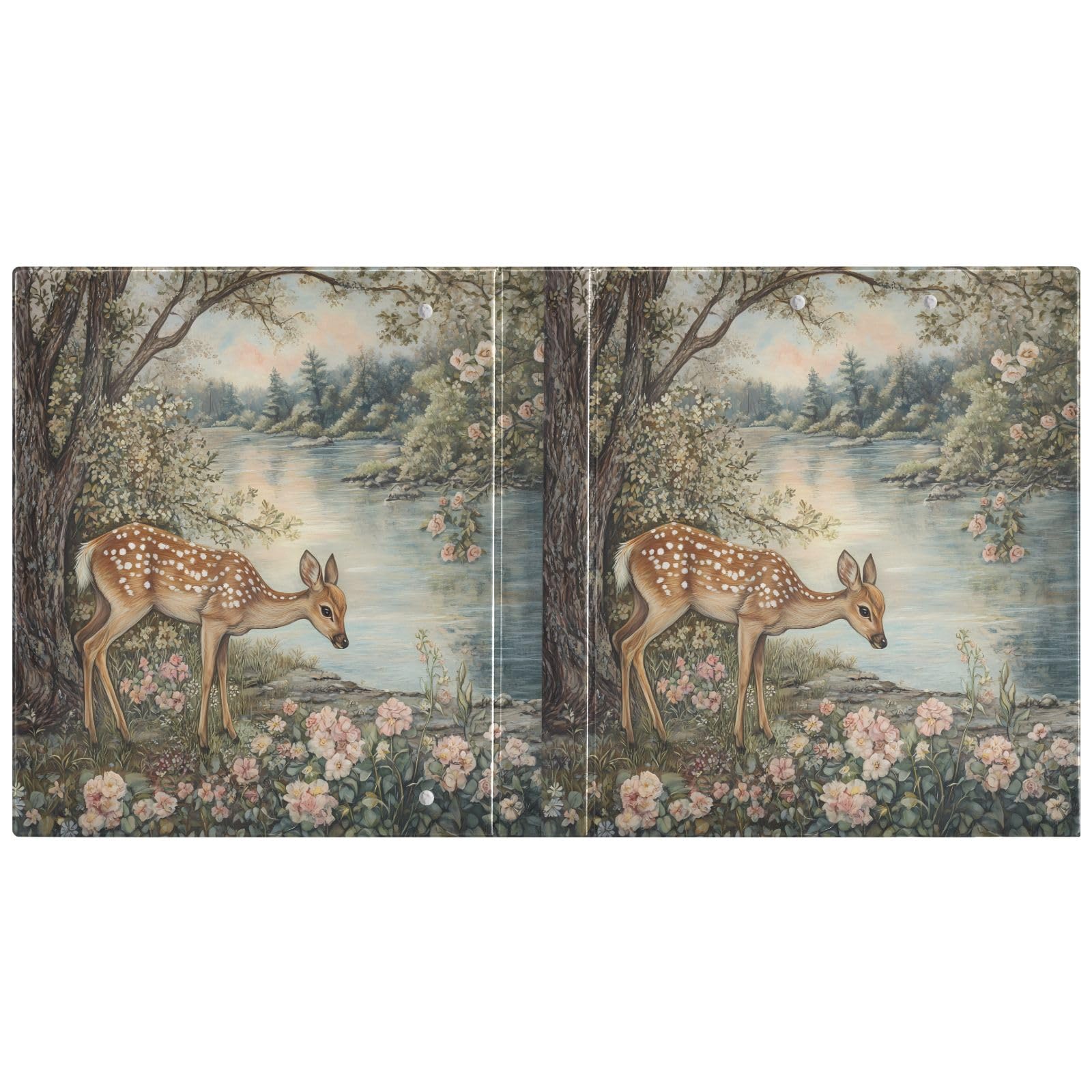Sika - Raccoglitore a 3 anelli, 3,8 cm, con tasche interne trasparenti, per ufficio, scuola, lavoro, confezione da 2