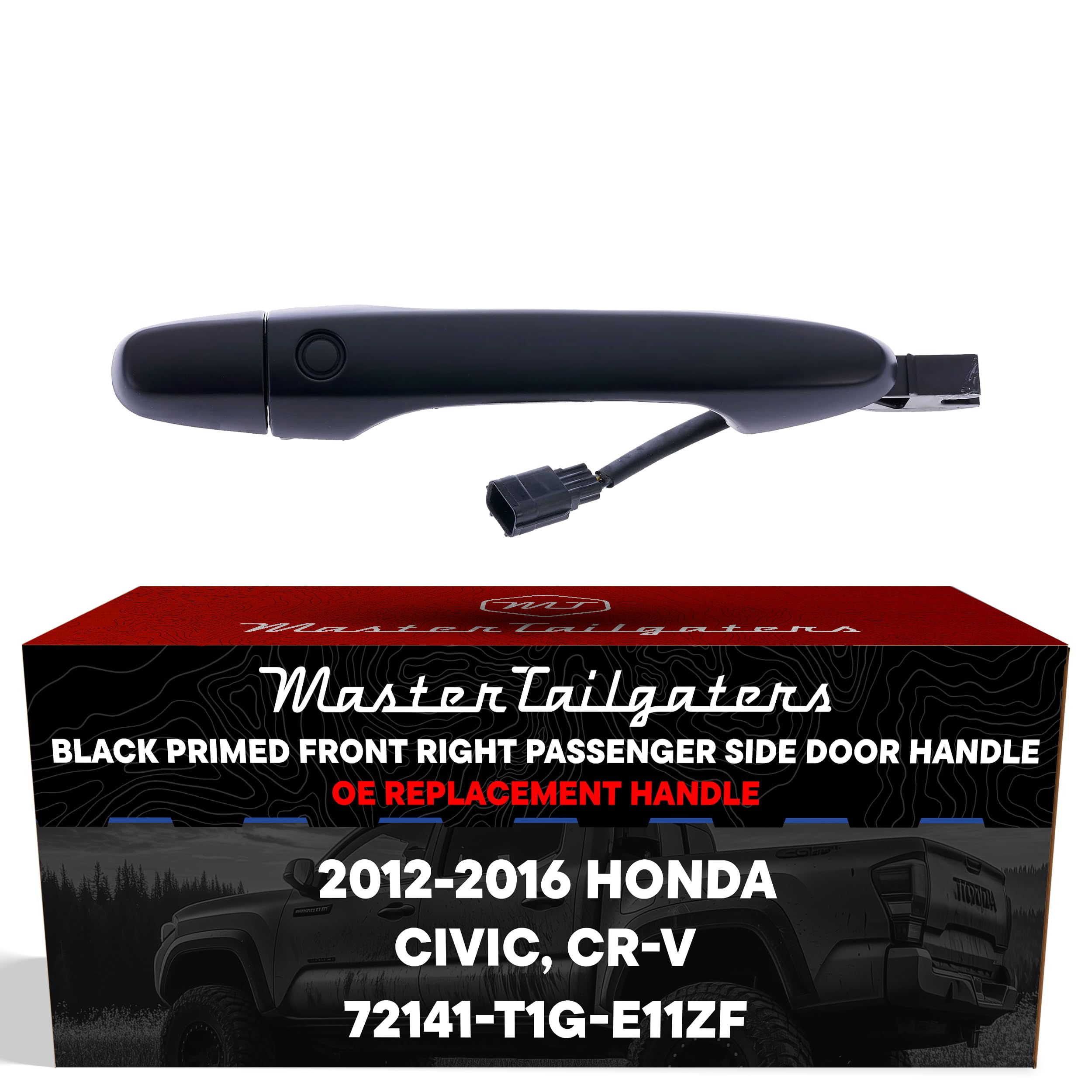 Amazon.com: Master Tailgaters Exterior Door Handle Black Primed