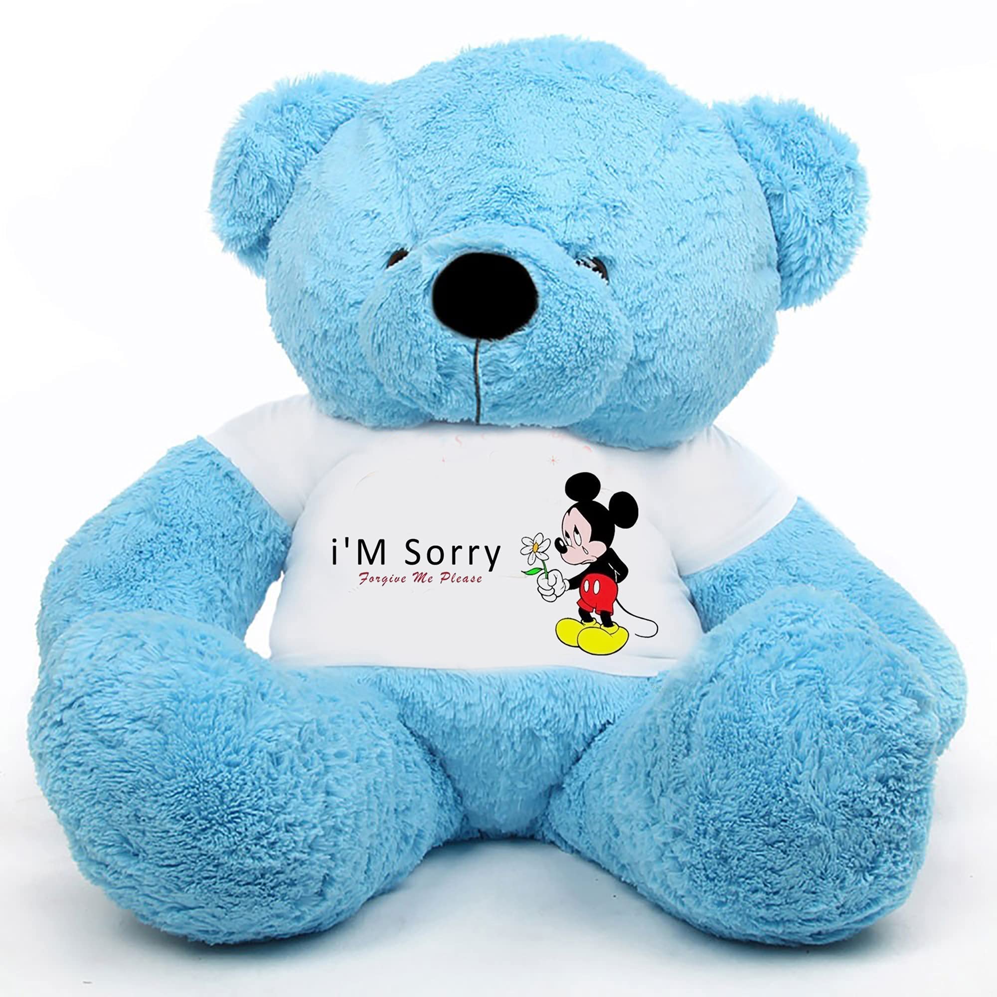 See full amazon price history chart for HUG n FEEL SOFT TOYS Big Teddy Bear 3 Feet Long Wearing A i am Sorry T-Shirt Plush & Stuffed Toys (Bear 152 cm) with Free Heart Shape Pillow Blue HUG n FEEL SOFT TOYS Big Teddy Bear 3 Feet Long Wearing A i am Sorry T-Shirt Plush & Stuffed Toys (Bear 152 cm) with Free Heart Shape Pillow Blue (B09737KYH9) Amazon Price History, Amazon Price Tracker