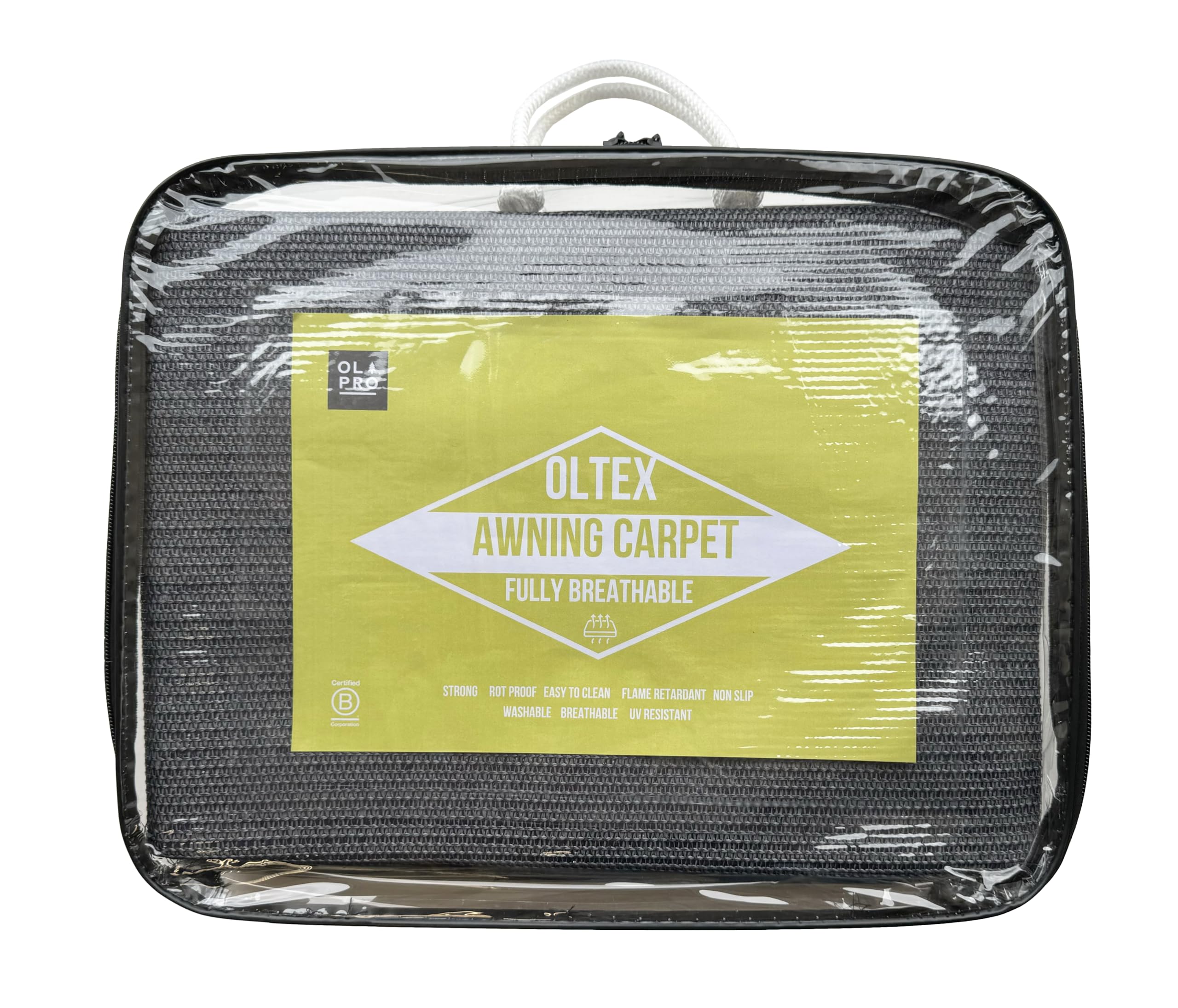 OLPRO Outdoor Leisure Products OLTEX Tapis de Sol tissé Respirant pour Caravane/Camping-Car/Tente/extérieur