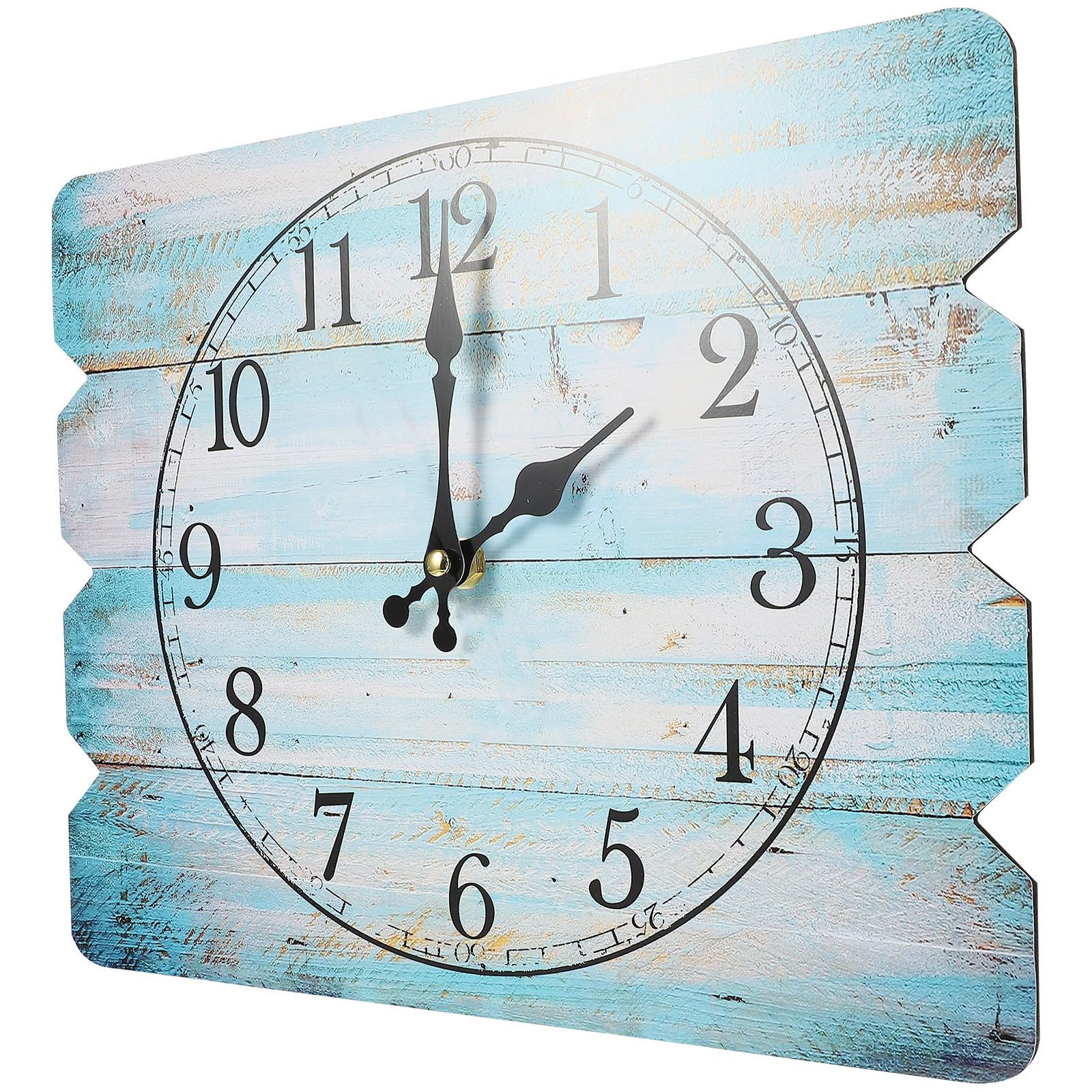 Horloge murale rectangulaire pour chambre à coucher au style nordique zen
