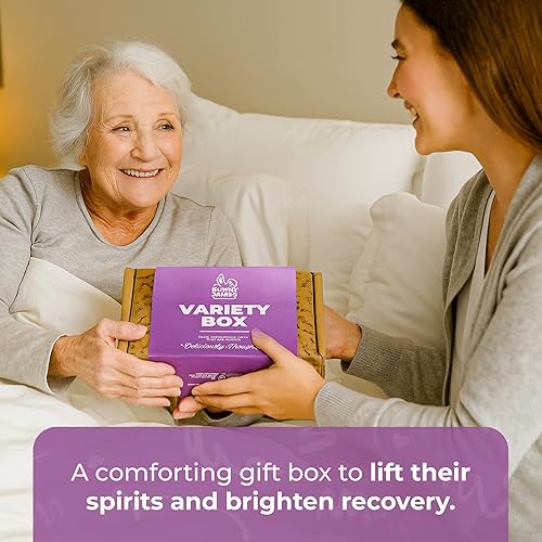 Miniatura 5 de Snack vegano saludable Get Well Soon Caja de regalo, bocadillos saludables, calcetines cómodos, libro para colorear y lápices de colores, taza