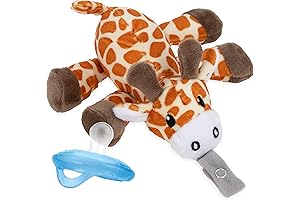 Wubbanub Giraffe: Comforting and Cuddly Snuggleez Pacifier Combo Set