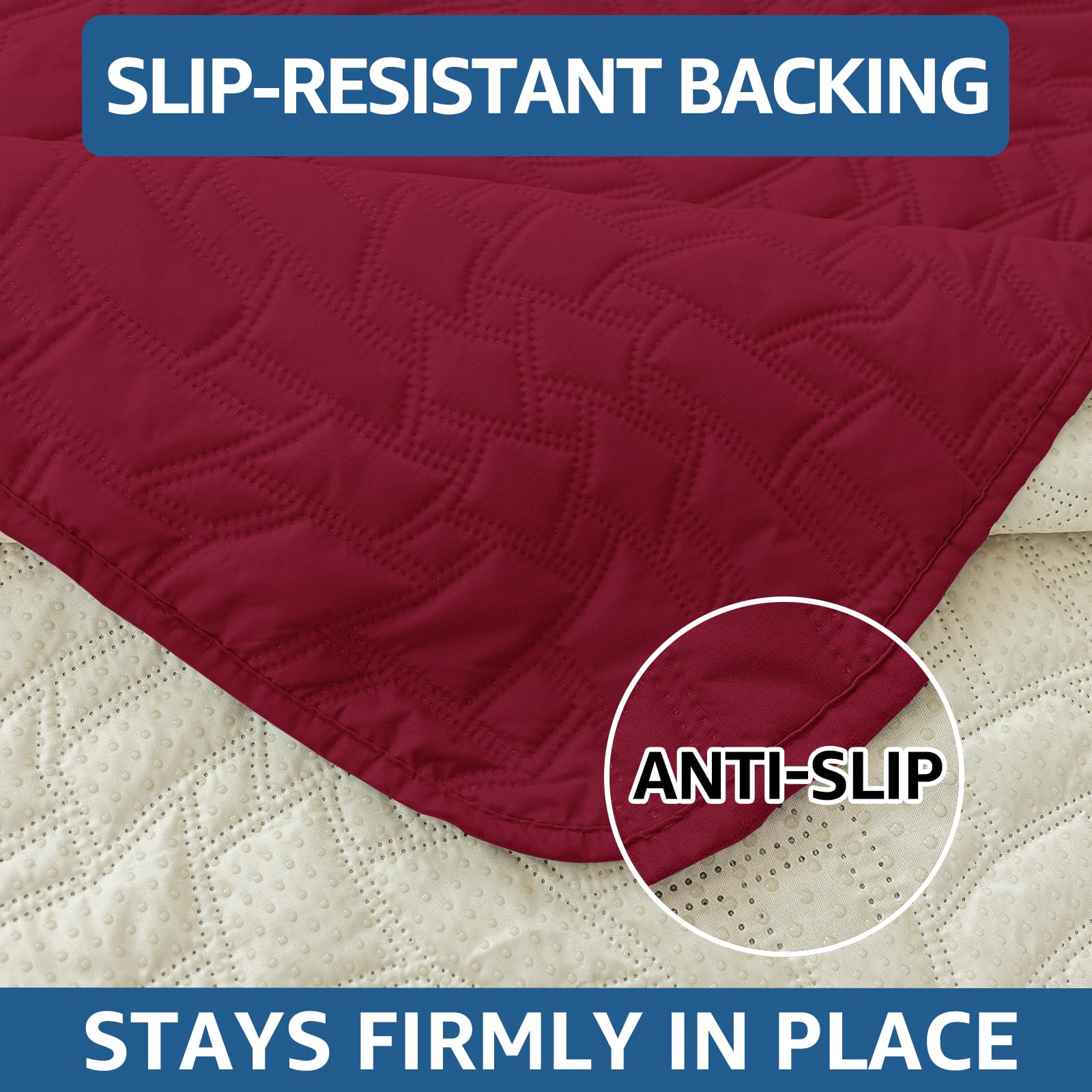 Ystyle Copripoltrona Relax Reclinabile 1 Posto, Copri Poltrona Con Braccioli, Copripoltrona 1 Posto Con Braccioli, Copripoltrone Con Fascia Elastica, Copridivano Reclinabile, Rosse