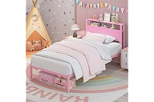 Weehom Twin Bed Frames for Girls