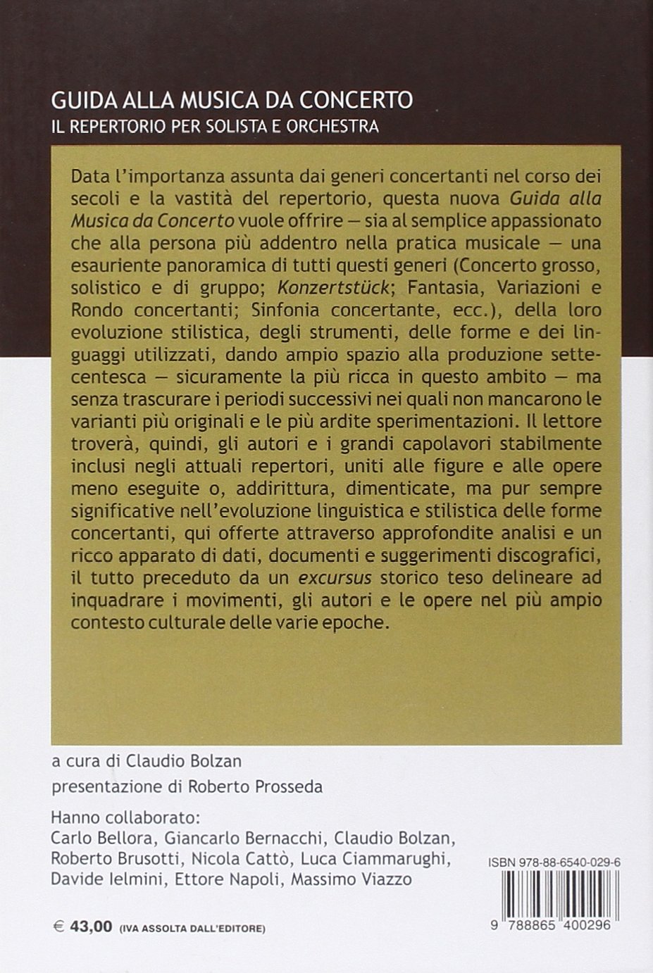 Guida alla musica da concerto. Il repertorio per solista e orchestra