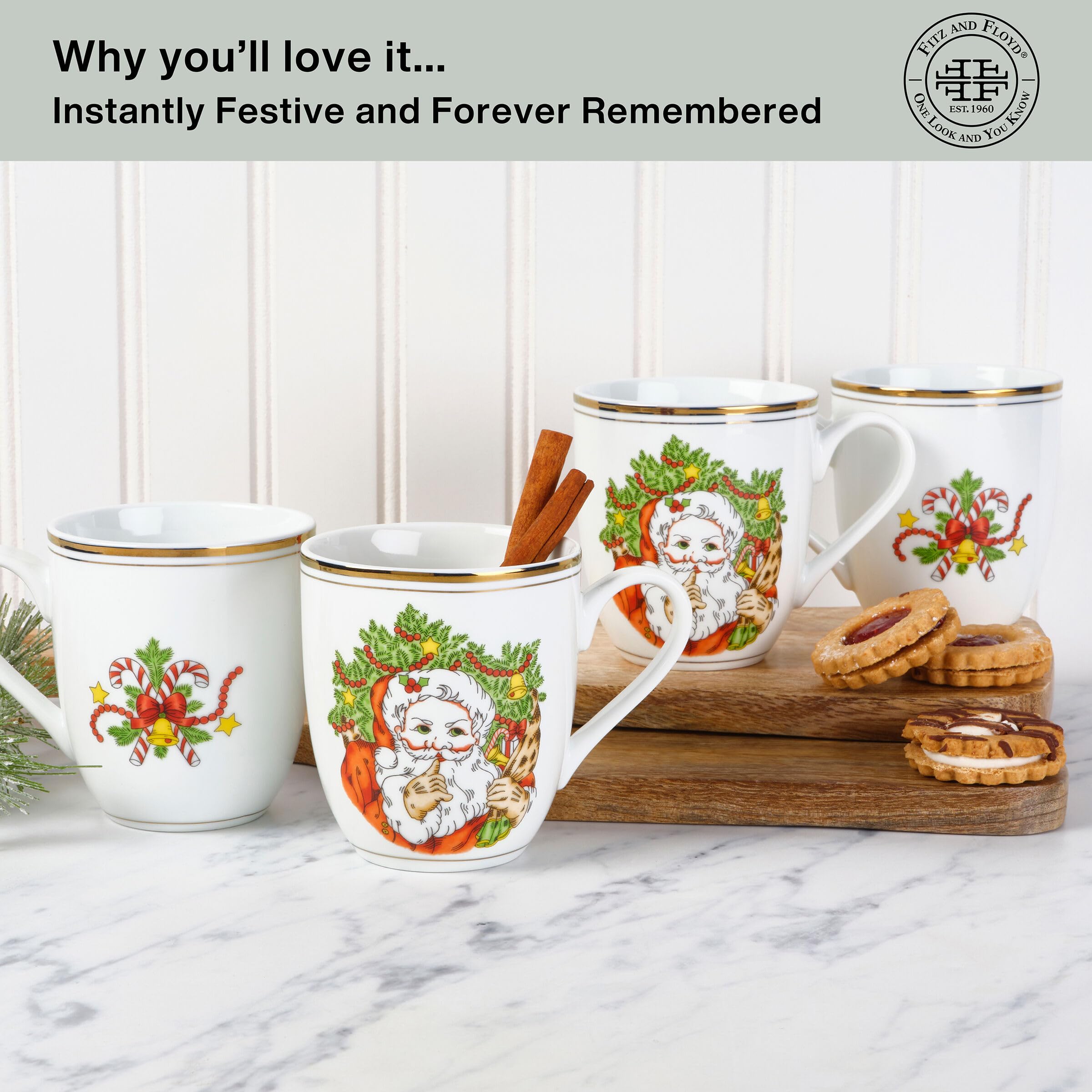 フィッツ&フロイドFITZ AND FLOYD 食器　コーヒーコップ　金　カップ Amazon.com: Fitz and Floyd: Drinkware