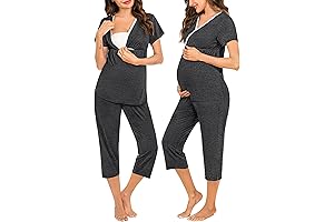 SWOMOG Maternity Pajamas Set: Essential Postpartum Hospital Comfort