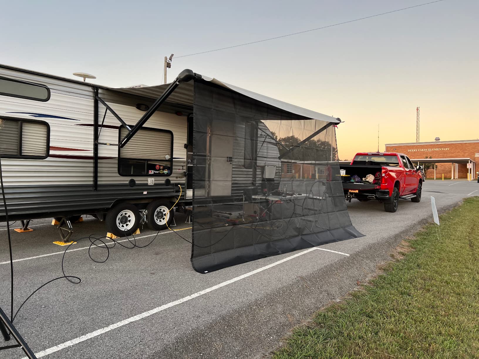 $26/mo - Finance Tentproinc RV Awning Sun Shade Screen 8' X 15' 3 ...